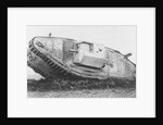 British Tank from First World War by Anonymous