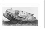 British Tank from First World War by Anonymous
