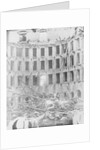 White Palace Destroyed from Bolshevik Revolution by Anonymous