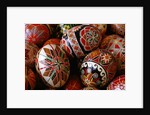 Basket of Ukrainian Easter Eggs by Anonymous