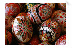 Basket of Ukrainian Easter Eggs by Anonymous