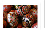 Basket of Ukrainian Easter Eggs by Anonymous
