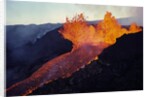 Puu Oo Crater Erupting by Anonymous