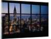 New York City View at Night by Anonymous