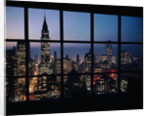 New York City View at Night by Anonymous