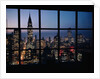New York City View at Night by Anonymous