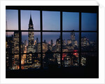 New York City View at Night by Anonymous