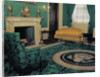 Empty Green Room at White House by Anonymous