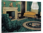 Empty Green Room at White House by Anonymous