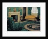 Empty Green Room at White House by Anonymous