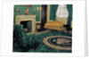 Empty Green Room at White House by Anonymous