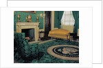 Empty Green Room at White House by Anonymous