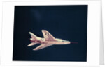 North American F-100 Airplane in Flight by Anonymous