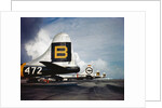 Four Super Fortress Airplanes on Airstrip by Anonymous