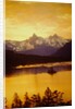 Sunset Over St. Mary Lake in Glacier National Park by Anonymous