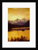 Sunset Over St. Mary Lake in Glacier National Park by Anonymous