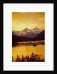 Sunset Over St. Mary Lake in Glacier National Park by Anonymous