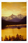 Sunset Over St. Mary Lake in Glacier National Park by Anonymous