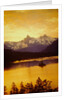 Sunset Over St. Mary Lake in Glacier National Park by Anonymous