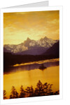 Sunset Over St. Mary Lake in Glacier National Park by Anonymous