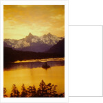 Sunset Over St. Mary Lake in Glacier National Park by Anonymous