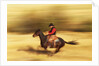 Cowboy on Galloping Horse by Anonymous