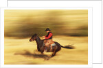 Cowboy on Galloping Horse by Anonymous