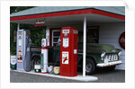 Reproduction Texaco Gas Station and Chevrolet Pickup by Anonymous