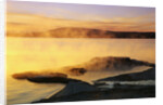 Steam Rising from Yellowstone Lake by Anonymous