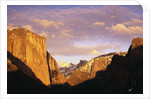 Sunset in Yosemite Valley by Anonymous