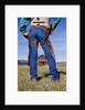 Cowboy Outside Homestead by Anonymous