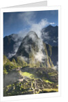 Machu Picchu in Morning Fog by Anonymous