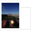 Notre Dame Football Helmet and Football at Notre Dame Stadium by Anonymous