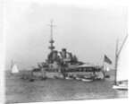 Battleship USS Oregon by Anonymous