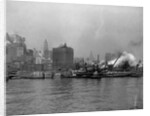 Tugboats in the New York Harbor by Anonymous