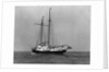 A Yacht with Sails Down by Anonymous