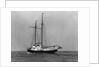 A Yacht with Sails Down by Anonymous
