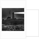 Peggys Cove Lighthouse at Night by Anonymous