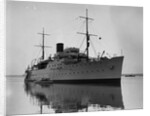 Small Motorboat Next to Vanderbilt Yacht by Anonymous