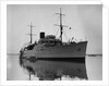 Small Motorboat Next to Vanderbilt Yacht by Anonymous