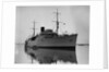Small Motorboat Next to Vanderbilt Yacht by Anonymous