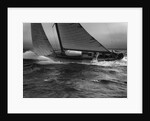 Sailboat Leaning in the Wind by Anonymous