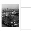 Tugboats and Cargo Ships by Anonymous