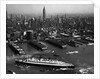 Ocean Liner Arriving in New York by Anonymous