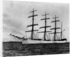 Merchant Ship with Four Masts by Anonymous