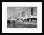 Loading Cotton onto Steamships by Anonymous
