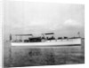 The Side View of a Steam Yacht by Anonymous