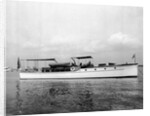 The Side View of a Steam Yacht by Anonymous