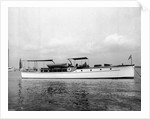 The Side View of a Steam Yacht by Anonymous
