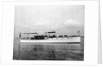 The Side View of a Steam Yacht by Anonymous
